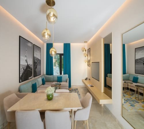 maani two bedroom apartment dinning3